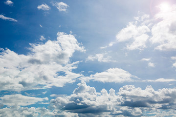 Fototapeta premium clouds in the blue sky