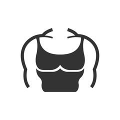 Bold Icon Male body icon design