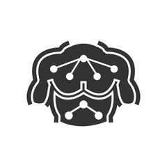 Bold Icon Health problems on body icon