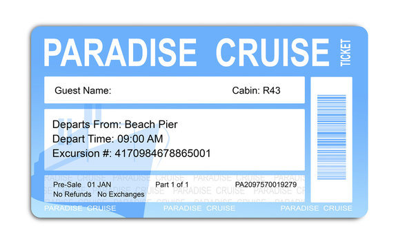 cruise ticket