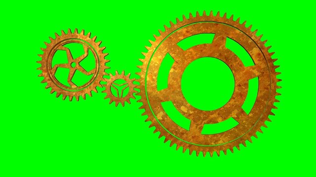 Isolate Rotating Gears loop