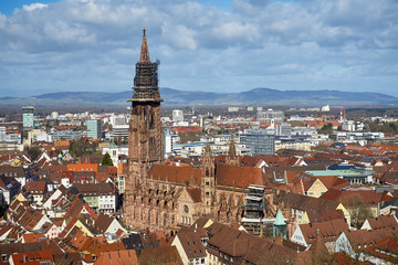 Fototapeta na wymiar Das Freiburger Münster