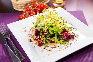 raw vegetarian salad