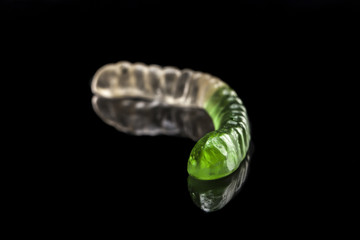 Green Worm Alone