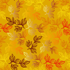 Leaves pattern background