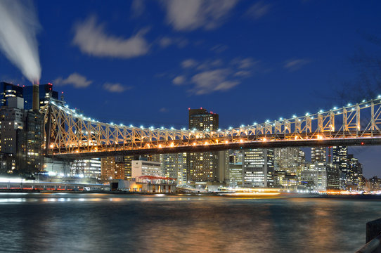 Queensboro Bridge At Night.