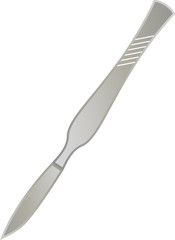 vector image of a scalpel.