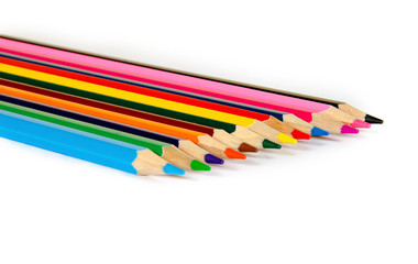 Several colored pencils 