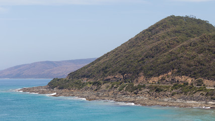 Fototapeta na wymiar Seascape along the Great Ocean Road