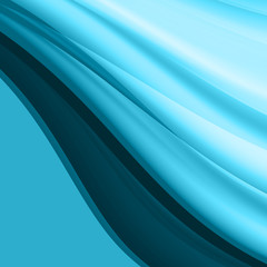 Abstract background, futuristic wavy shapes