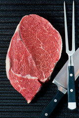 Braising Irish Beef Steak Hand Prepared From Prime Cuts