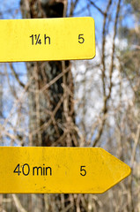 way marker time