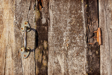old wooden door