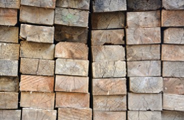 Wooden surface with abstract pattern