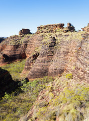 Fototapeta na wymiar Mirima rock formation near Kunururra