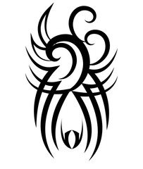 Naklejka premium tribal background design 