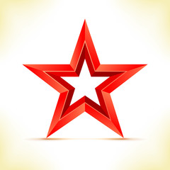 Obraz premium Red star.
