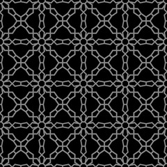 Elegant dark antique background image of cross flower geometry line