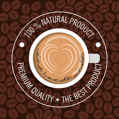 delicious coffee design 