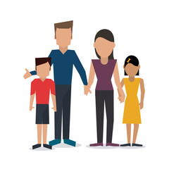 Family icon design, vector illustration