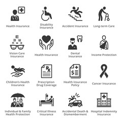 Health Insurance Icons