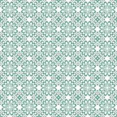 orange vector seamless abstract flowers background for decoration, blue soft color