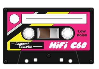 Vintage cassette tape