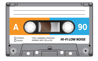 Vintage cassette tape