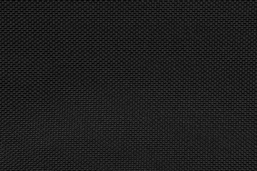 Black gray fishnet cloth material as a texture background. 