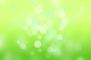 Green bokeh