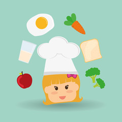 Menu Kids icon design, vector illustration, vector illustration
