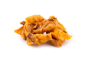 Squid fried and sweet sauce
