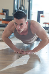 Fototapeta premium Push-Ups Lower Position