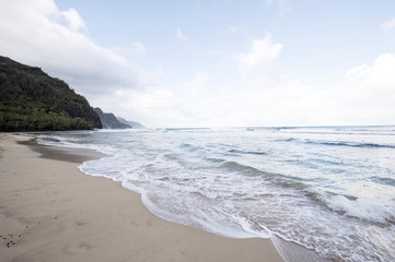 Fototapeta na wymiar Kee Beach, Kauai, Hawaii