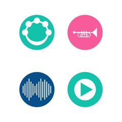 Music logo icon Vector