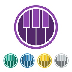 Music logo icon Vector