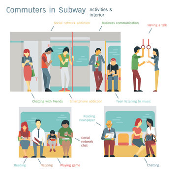 Subway commuters