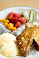 strawberry fantasy honey toast