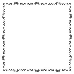 Frame in vector