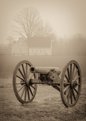 civil war cannon - obrazy, fototapety, plakaty