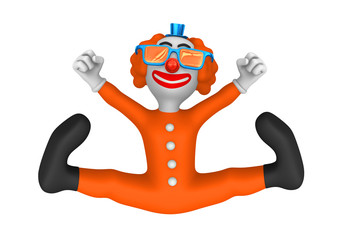 3d clown