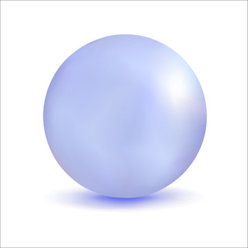 3D illustration sphere with a pearl effect. Element for design