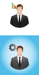 silhouettes of business people