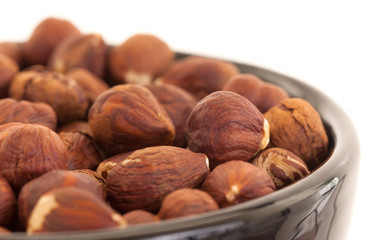 Hazelnuts in a bowl