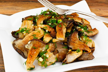 Fried Oyster Mushrooms