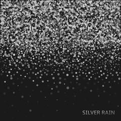 Silver rain background
