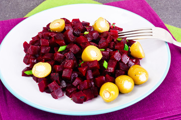 Salad of Beets and Olives