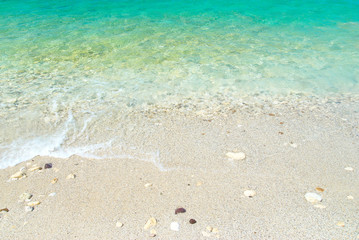 Sea sand beach