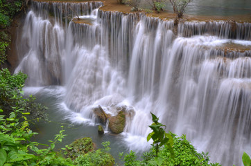 Huai Mae Kamin Waterfall, Kanchanaburi