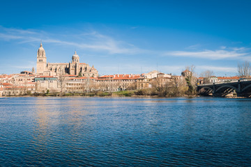 Fototapeta na wymiar View of City of Salamanca, Spain